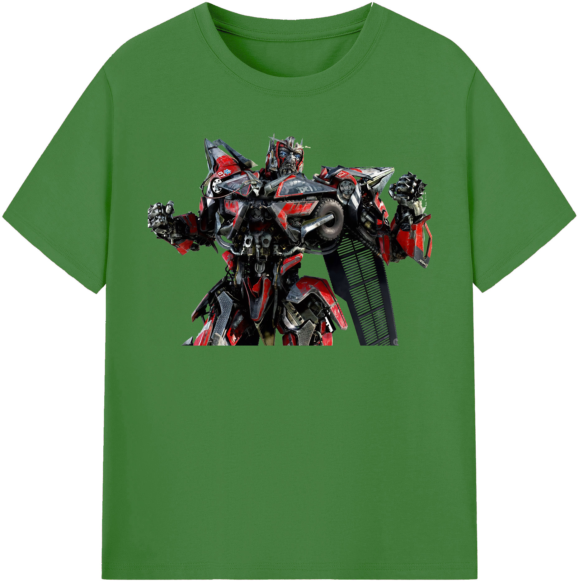 （画像用） Transformers トランスフォーマー レディースカジュアルプリントTシャツ（綿100％）